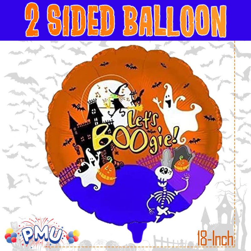 Halloween Mylar Balloon Assortment - 100pcs 18 Inch Foil Balloons for Party Decor & Events - Bouquet Balloon Assortment 3, 100