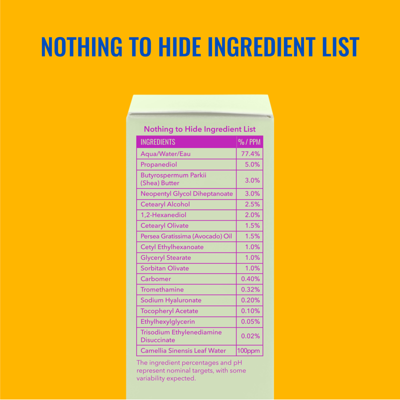 Lightweight Daily Facial Moisturizer with Shea Butter & Hyaluronic Acid, 3.3oz