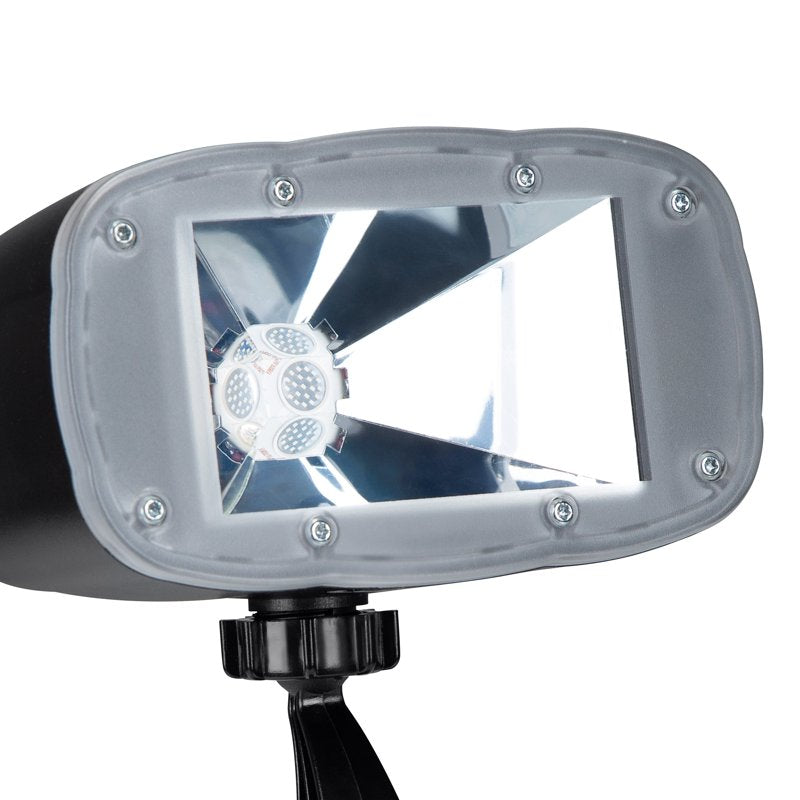 LED Flood Light with 2-Way Switch for Halloween Holiday Decor Black