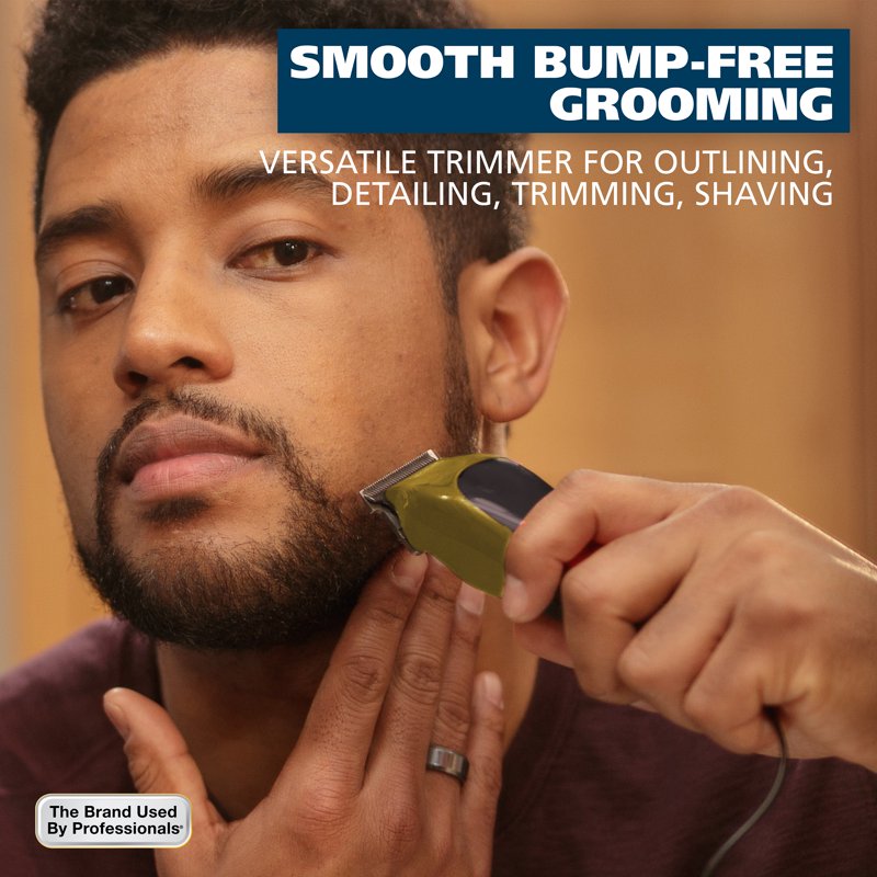 Corded Hair Trimmer - Wahl T-Pro for Trim, Detail, Fade & Shave