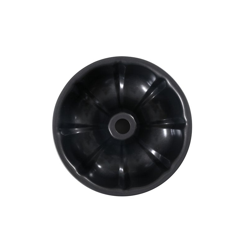 10" Nonstick Carbon Steel Fluted Cake Pan - Gray