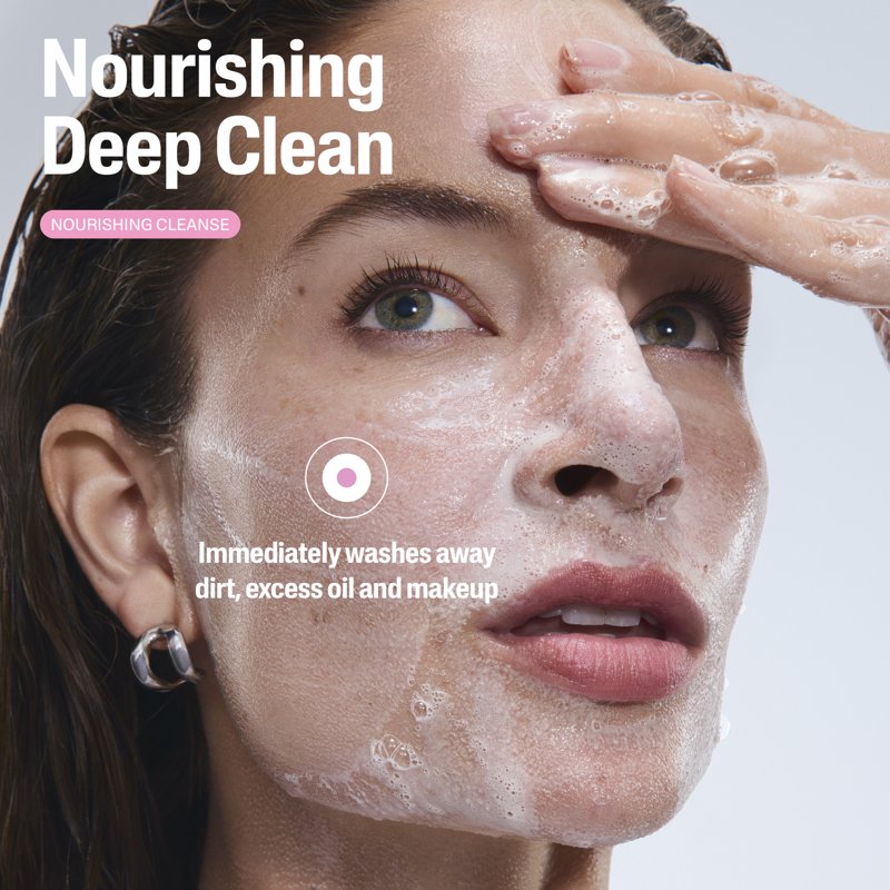 Nourishing Oil to Foam Facial Cleanser for Normal to Dry Skin