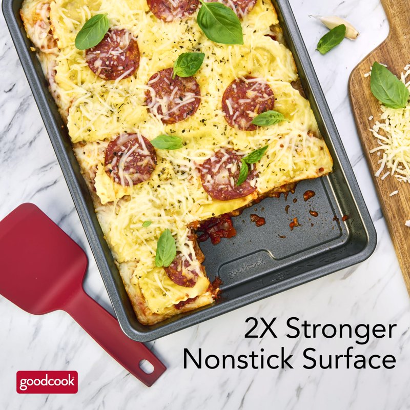 Nonstick Carbon Steel Baking Pan 3-Pack - 9" x 13" Gray