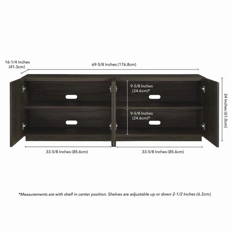 Transitional Rectangular TV Stand for TVs up to 78" - Multiple Colors