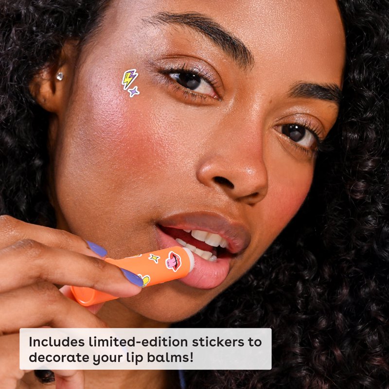 Tropical Chiller Hydrating Lip Balm Set - 4 Flavored Moisturizing Sticks