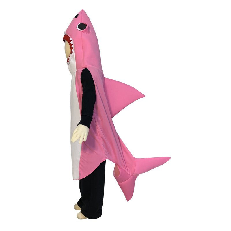 Pink Shark Child Costume - Halloween Dress Up for Kids 3-4 Years