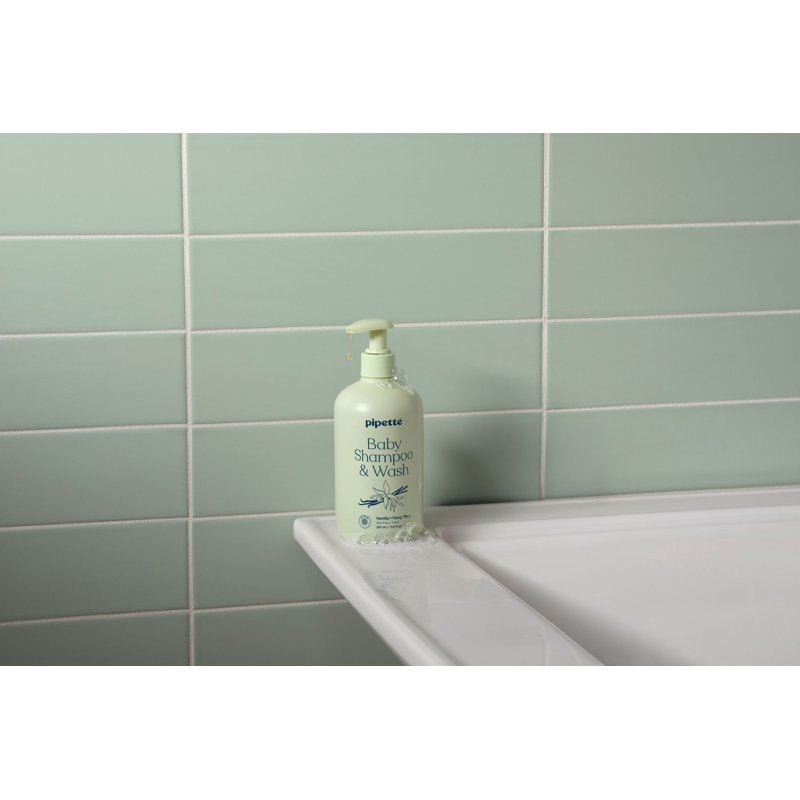 Tear-Free Baby Shampoo & Wash - Sensitive Skin, Vanilla & Ylang Ylang, 11.8 fl oz