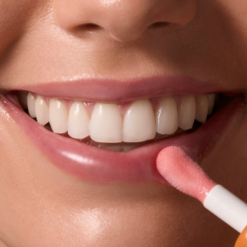 Strawberry Hydrating Lip Oil - Sheer Tint High-Shine Gloss, 0.16 fl oz