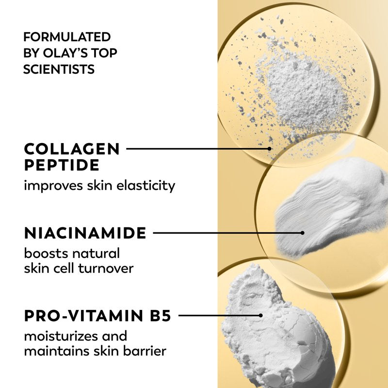 Facial Moisturizer with Collagen Peptide - Fragrance-Free