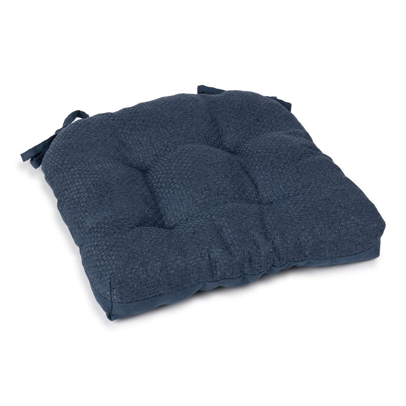 Shredded Memory Foam Chair Cushion - 16" x 14.5", Blue, 2 Pack