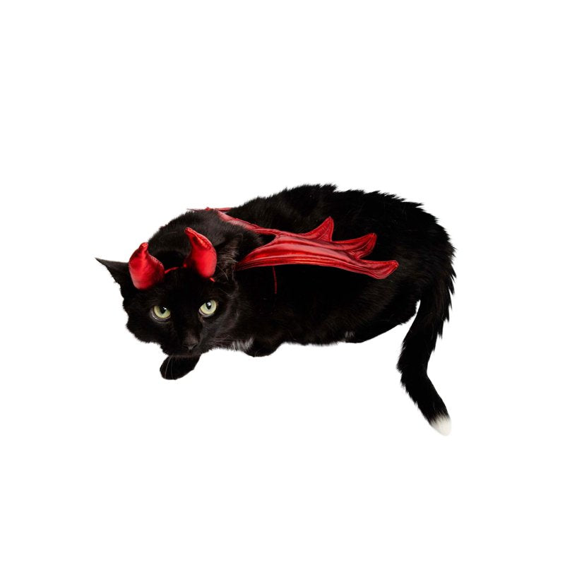 Pet Krewe Devil Dog Costume Halloween Pet Costume with Wings & Horns