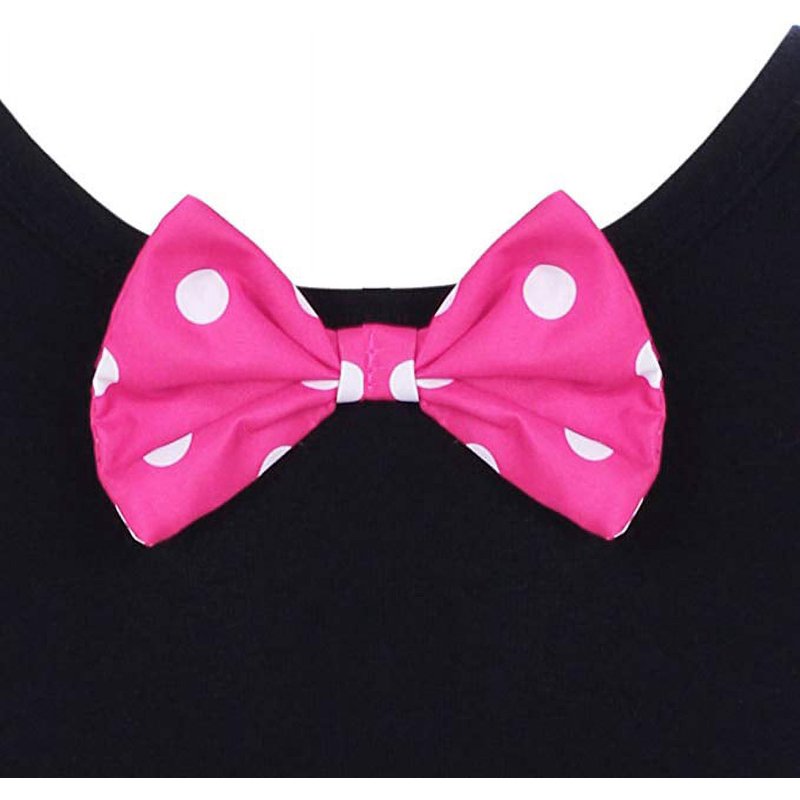 Rose Toddler Girls Polka Dot Tutu Dress with Mouse Ears Headband - 18-24 Months