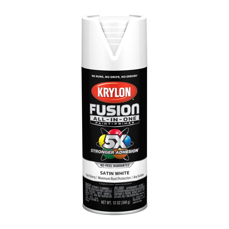 Satin White All-Purpose Spray Paint - 12 oz