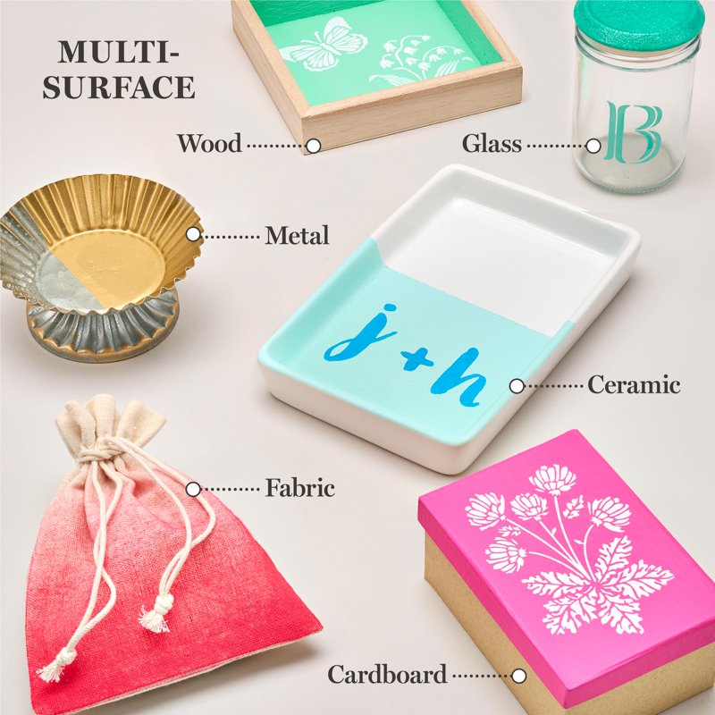 Martha Stewart Multi-Surface Satin Acrylic Craft Paint Set - Elevated Neutrals, 12 x 2oz