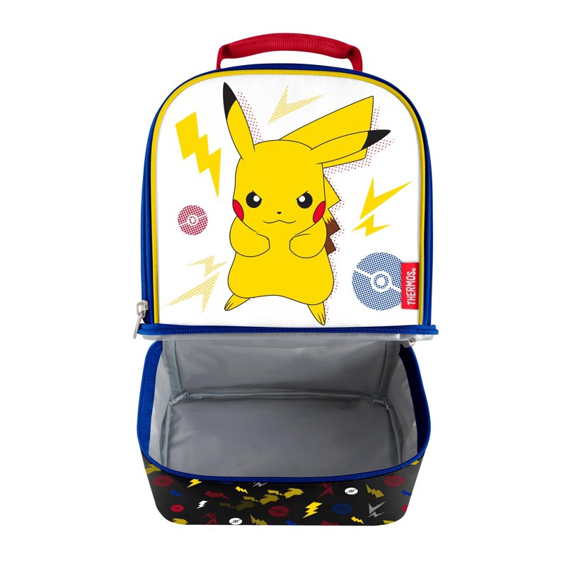 Dual Compartment Lunch Bag with Foam Insulation - Pokemon