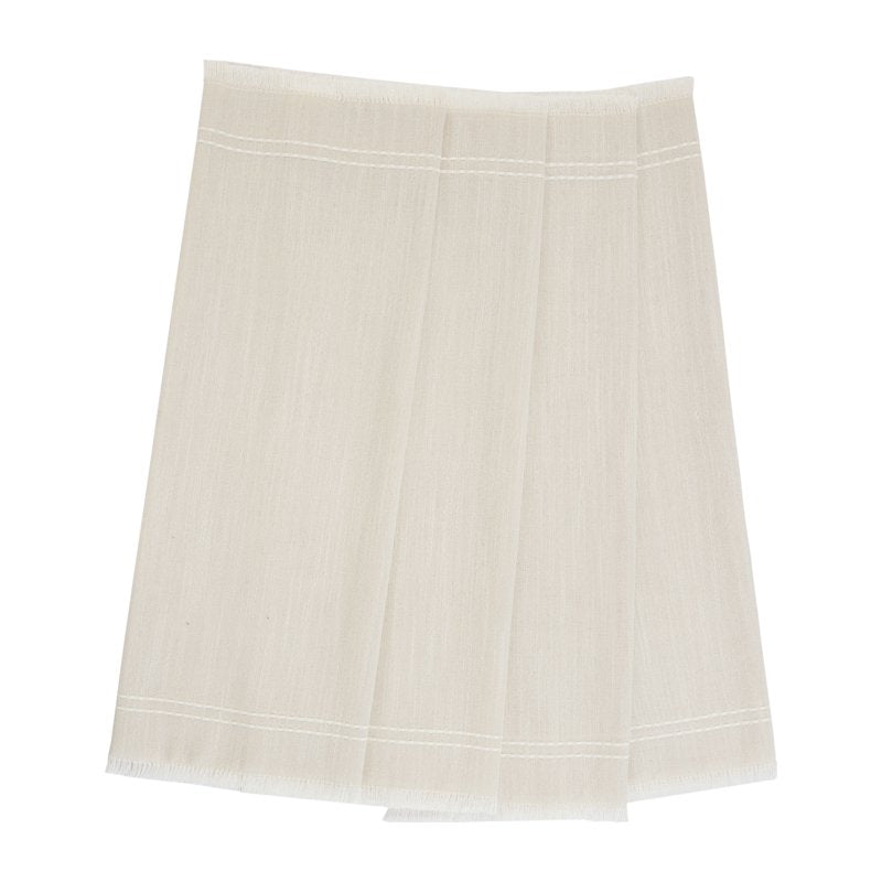 Beige Fringe Napkin Set - 20 x 20 Inches - 4 Pack - Single