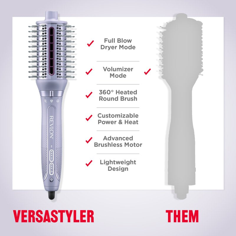 3-in-1 Hair Styler Brush & Blow Dryer - Revlon VersaStyler