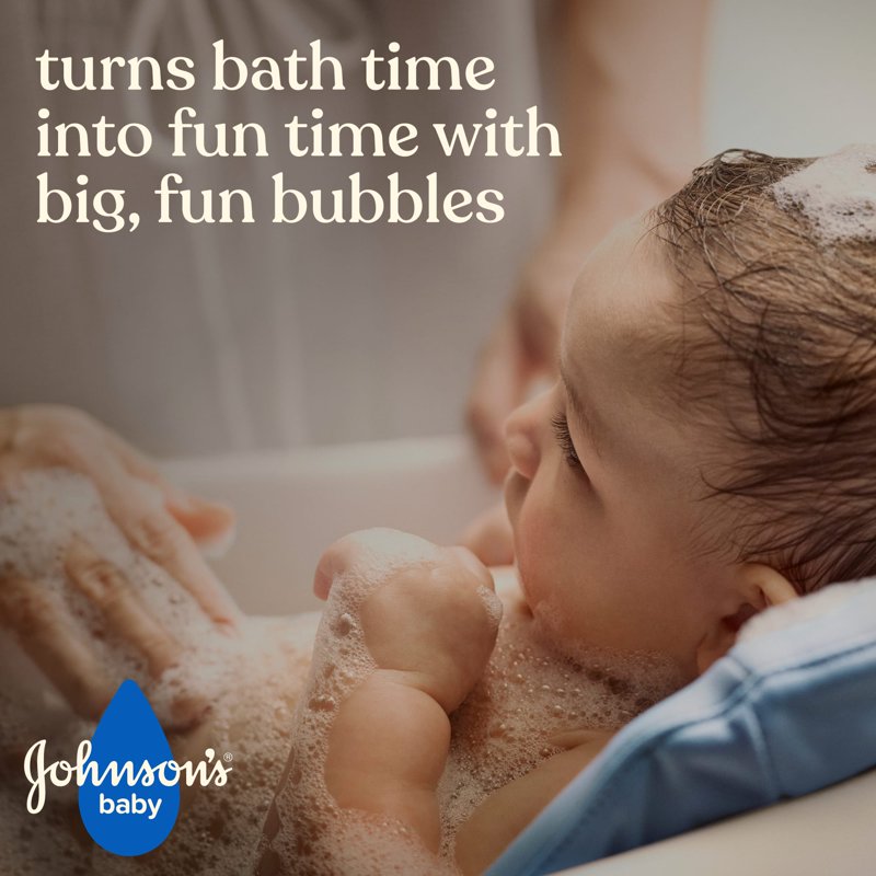 Hypoallergenic Baby Bubble Bath - Fluffy Bubbles, 13.6 fl oz