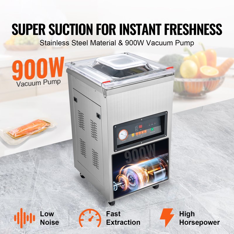Chamber Vacuum Sealer - 900W with 15.7" Sealing Width