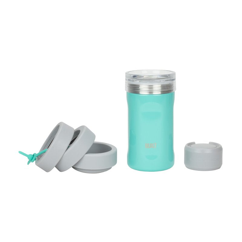 Insulated Stainless Steel Can Cooler & Drink Sleeve Set - Cockatoo