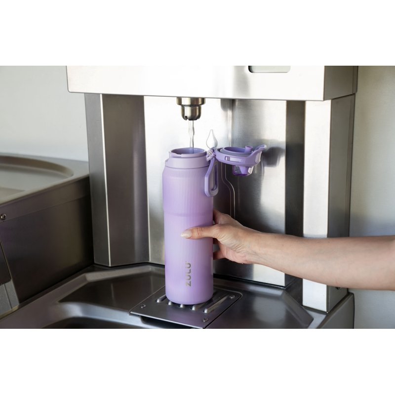 24oz Stainless Steel Water Bottle with Quick Fill™ Lid - Purple, Rhythm