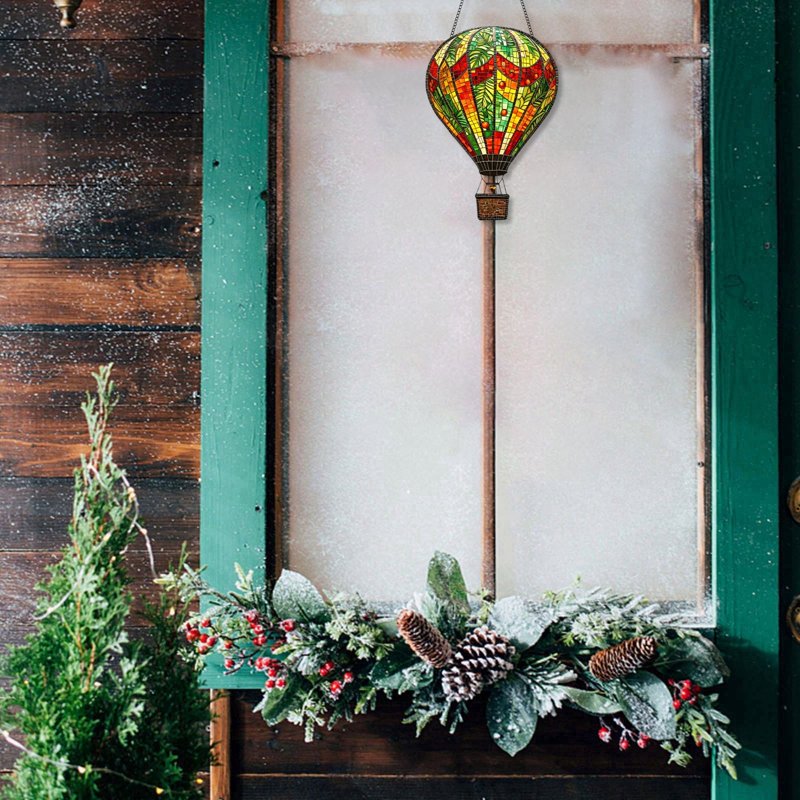 Hot Air Balloon Sun Catcher Window Garden Hanging Ornament - Colorful Acrylic - Variation 076