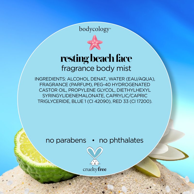 Resting Beach Face Fragrance Body Mist - 8 fl oz Fresh Coastal Scent