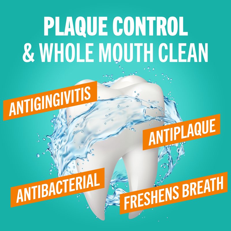 Plaque Control Pre-Brush Oral Rinse, Alcohol-Free Mint, 16 fl oz