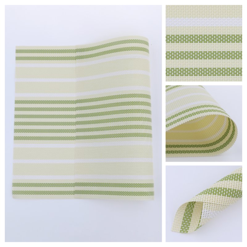 Placemats Set of 8 for Kitchen Table Decor - Green