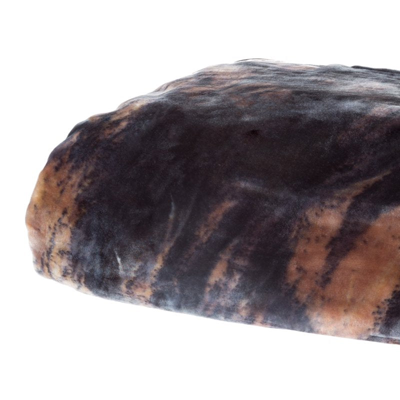 Queen-Size Faux Mink Weighted Blanket with Pair of Wolves - Blue Wolf Decor