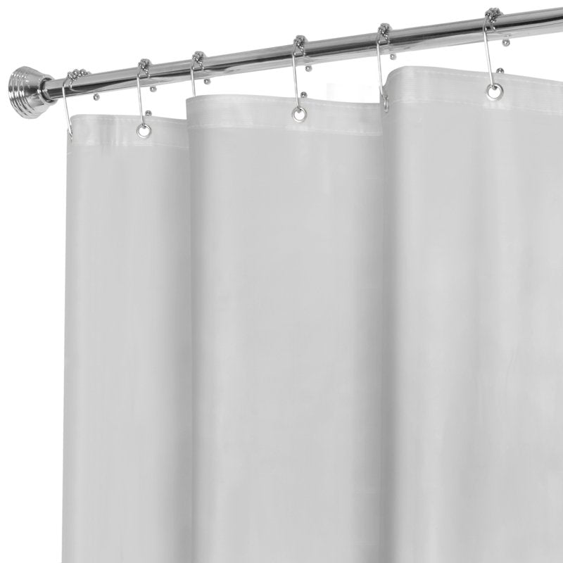 Frosty Finish Heavyweight Vinyl Shower Curtain Liner - 72 x 72 Inches - Single Variation