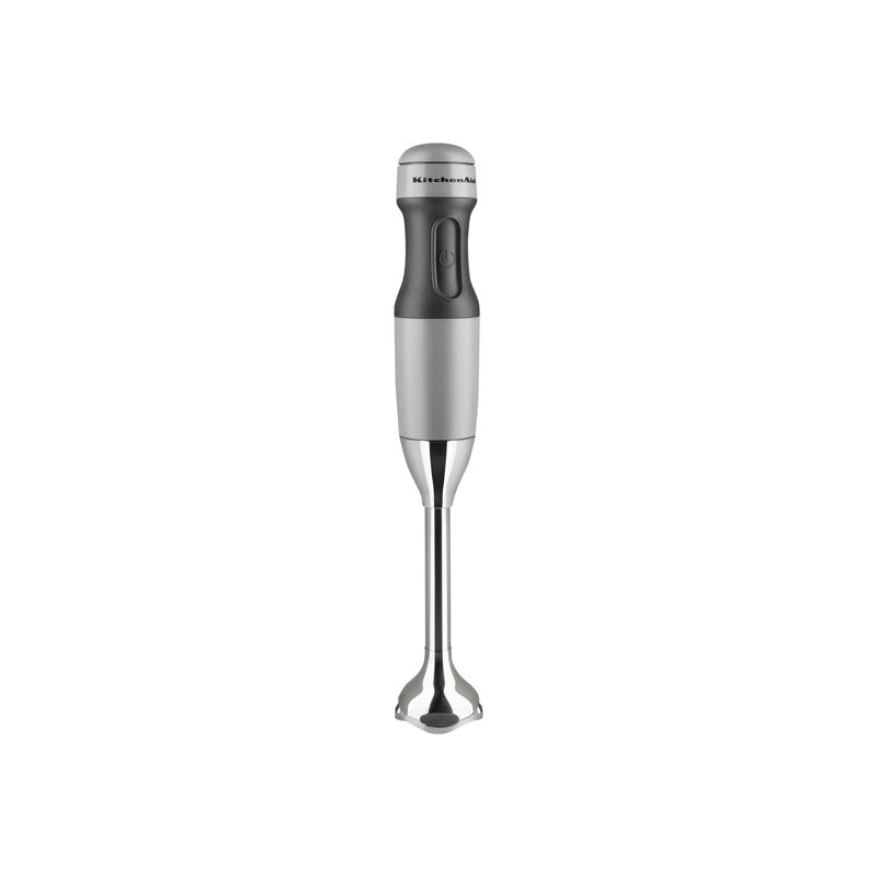 Corded Hand Blender - 2 Speed, 8" Arm, Matte Gray
