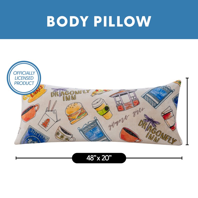 Gilmore Girls Body Pillow - Gilmore Favs 20x48 Full-Length Cushion
