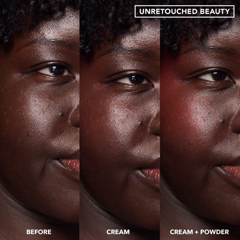 Cream & Powder Blush Duo - Warm Terracotta Long-Lasting Cheek Color