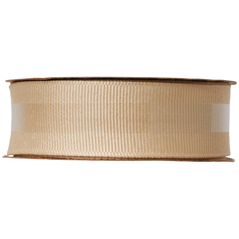 Natural Beige Grosgrain Ribbon 7/8 inch x 18 ft Craft & Gift Wrap