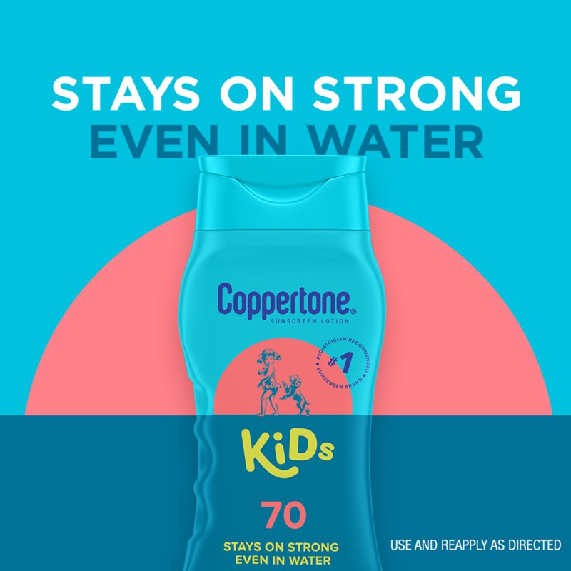 Kids Sunscreen Lotion SPF 70 - Water Resistant 8 fl oz