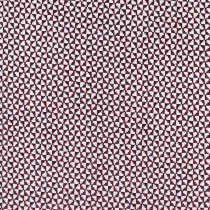Cameron Memory Foam Chair Cushion Pads - 6-Pack, Wine/White