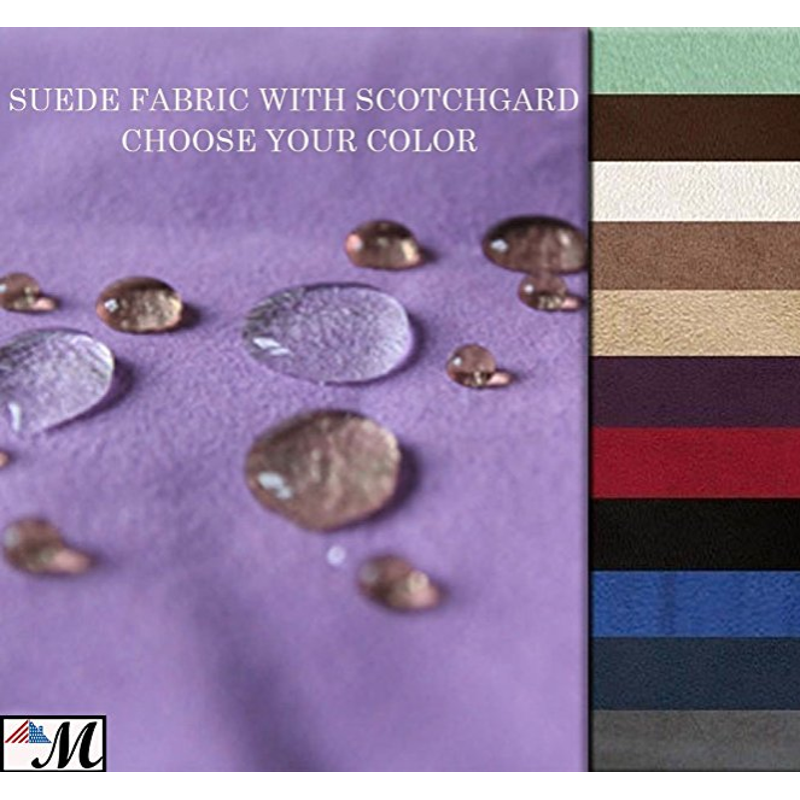 Purple Faux Suede Fabric 1 Yard - Microsuede Upholstery & Apparel Material