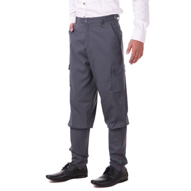 Men's Victorian Steampunk Airship Pants Costume - Grey, 2XL