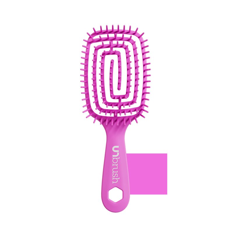 Detangling Brush with DuoFlex™ Bristles for Wet & Dry Hair - Pink