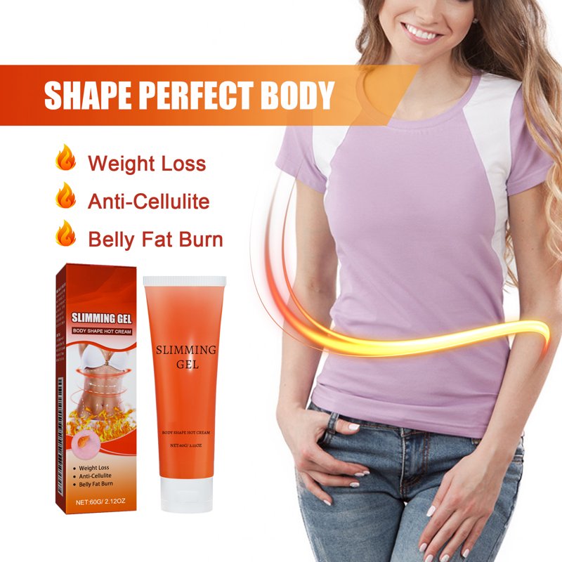 Belly Firming Hot Cream - Tightening Gel for Stomach and Cellulite, 2.1 fl oz