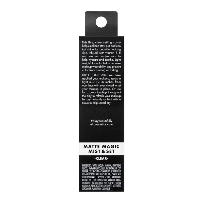 Matte Makeup Setting Spray - Long-Lasting Shine-Free Finish 2.02 fl oz