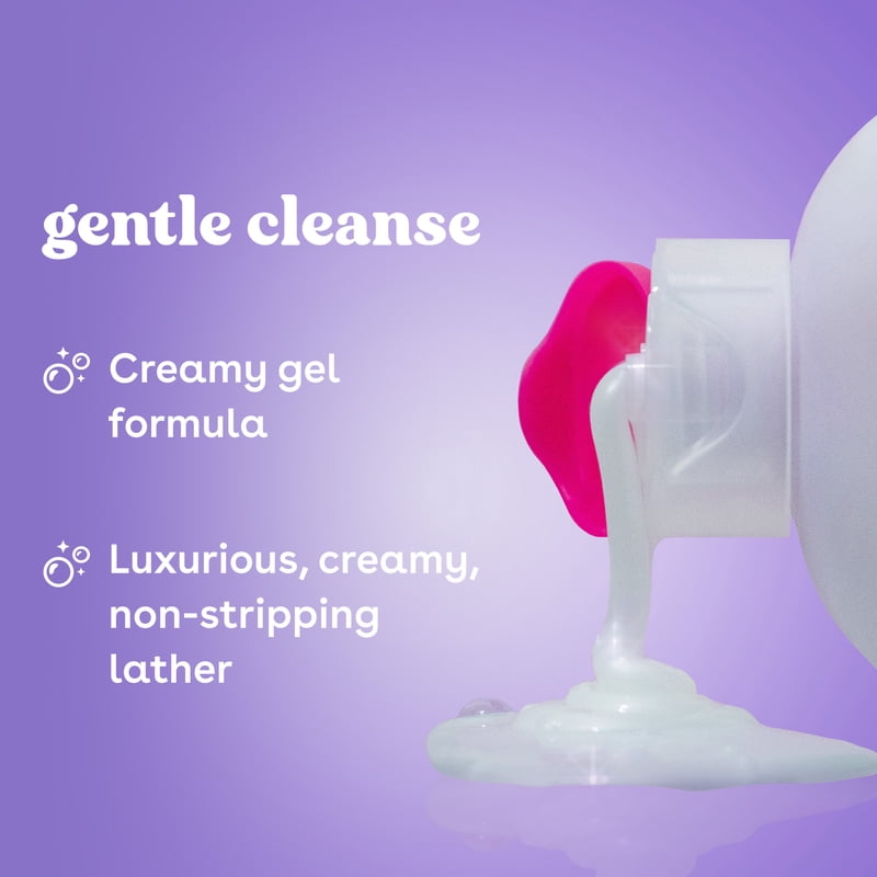 Vanilla Cashmere Moisturizing Body Wash - Shea Butter Creamy Gel Formula