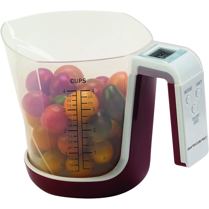 Digital Kitchen Measuring Cup Scale with Tare Function - 3kg Capacity