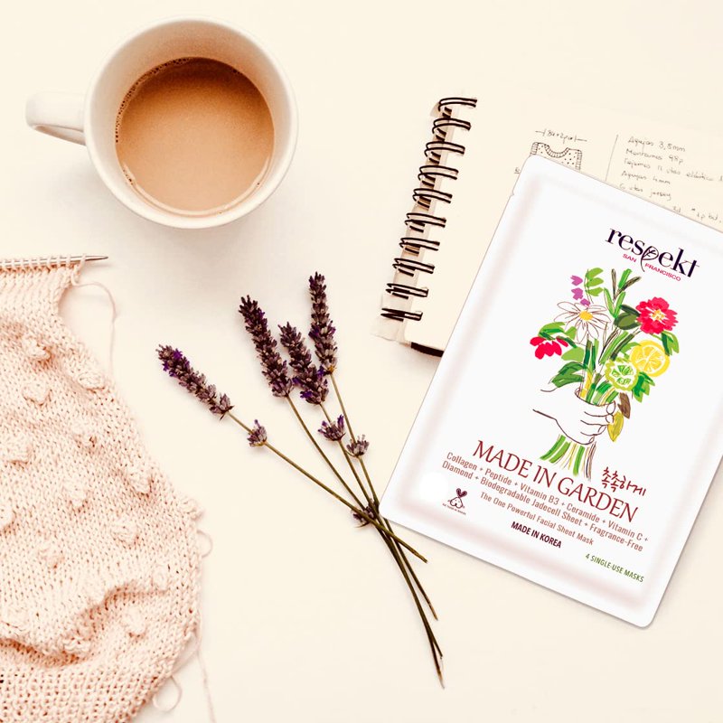 Anti-Aging Facial Sheet Mask with Collagen & Hyaluronic Acid