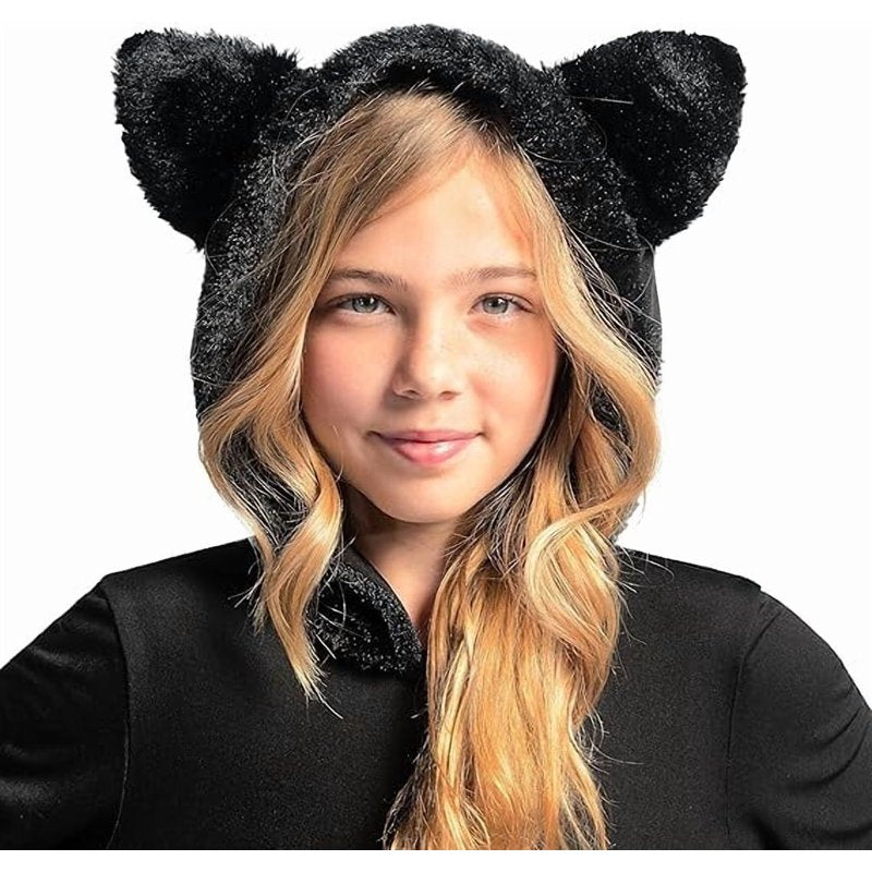 Kids Bat Costume Girls M 8-10 Years Halloween Dress Up Bat Wings Jumpsuit