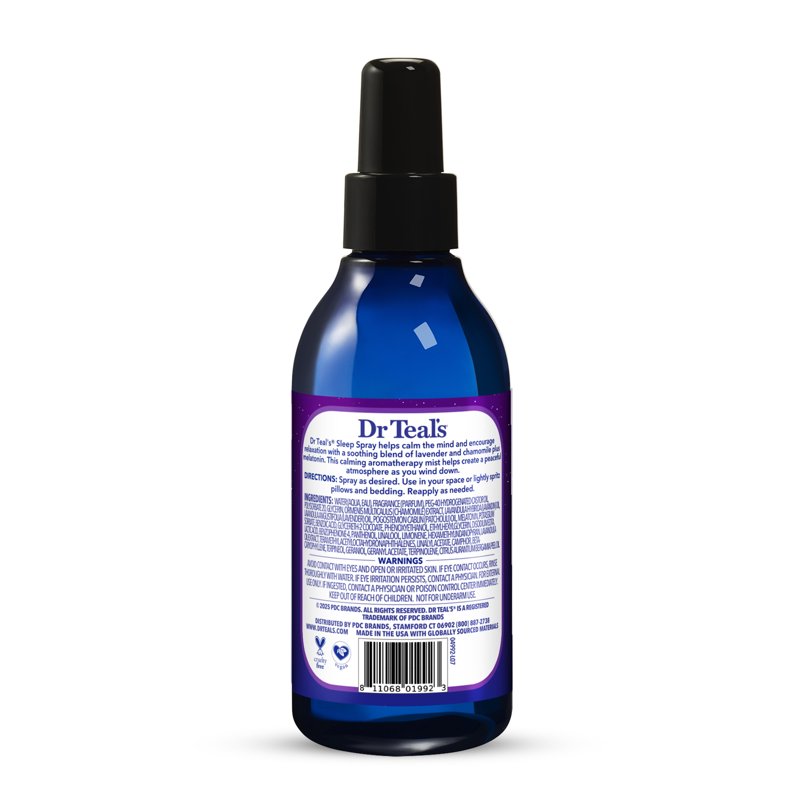 Sleep Spray with Melatonin, Lavender & Chamomile Essential Oils - 6 fl oz