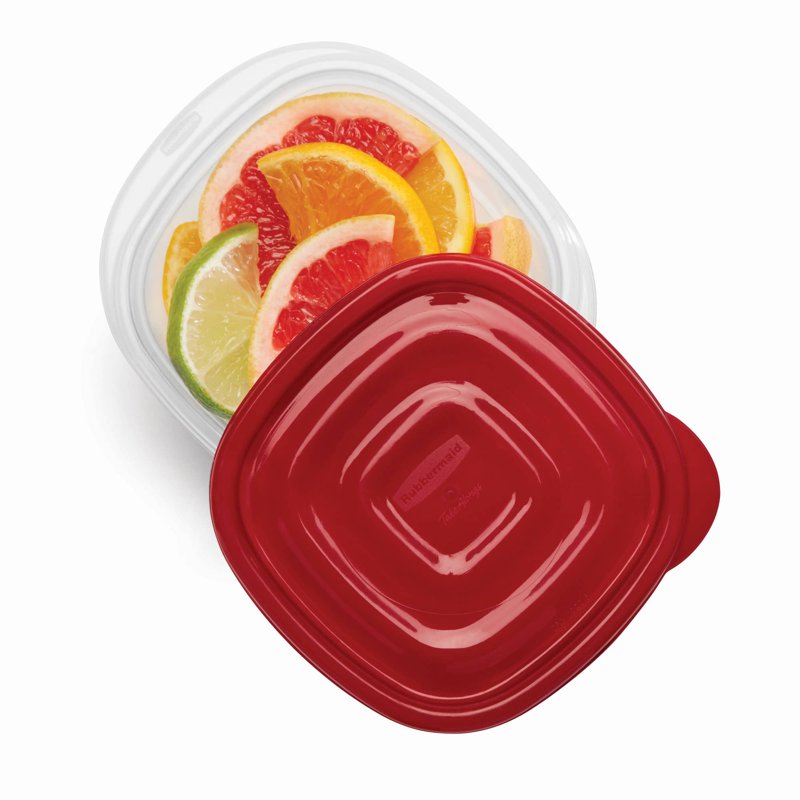 Clear Food Storage Containers - 2.1 Cups, 4-Pack