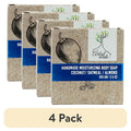 Natural Vegan Moisturizing Body Soap Bar - 4 Pack