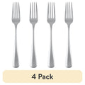 Pepino Mirror Stainless Steel Dinner Fork - 4 Pack